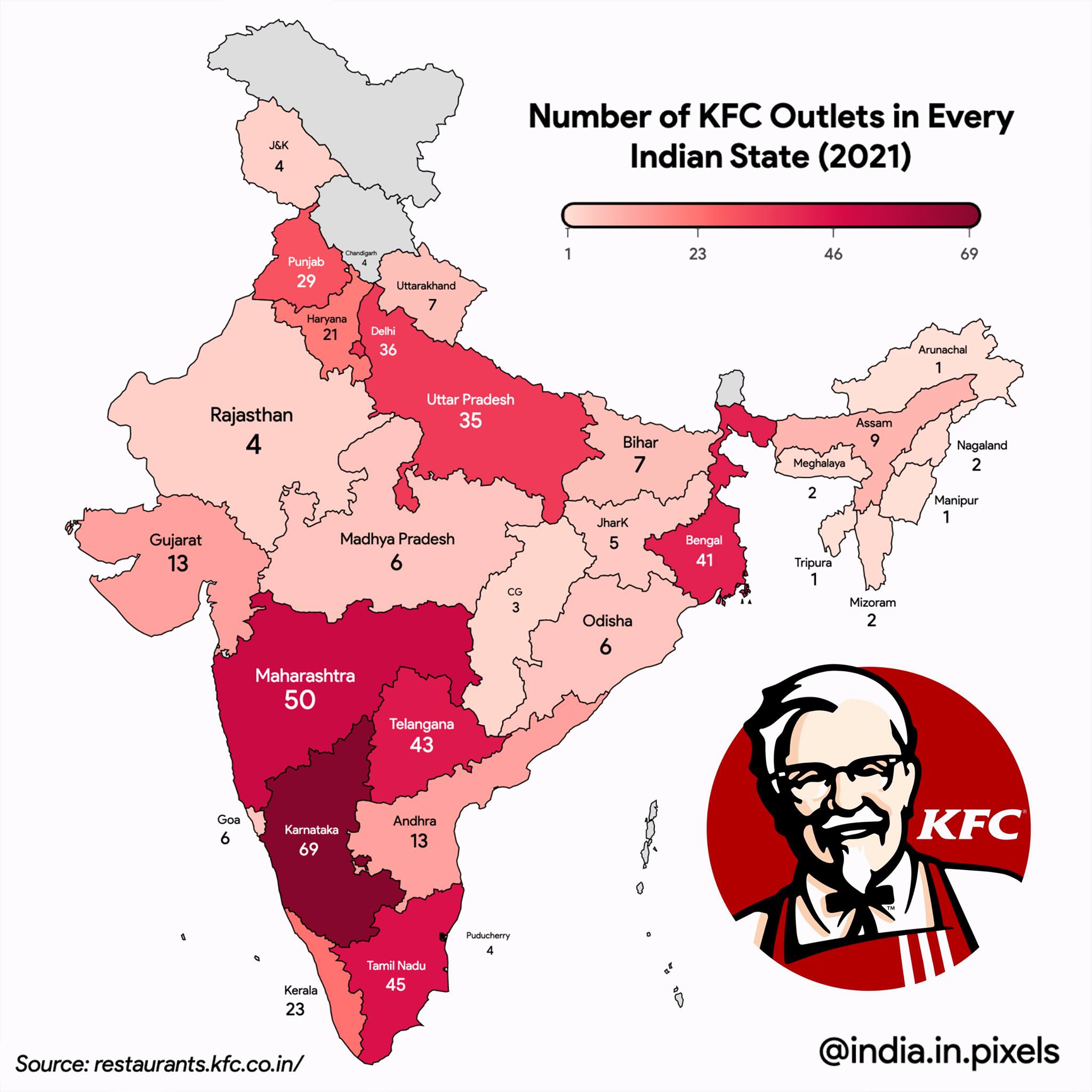 Interactive map visualization