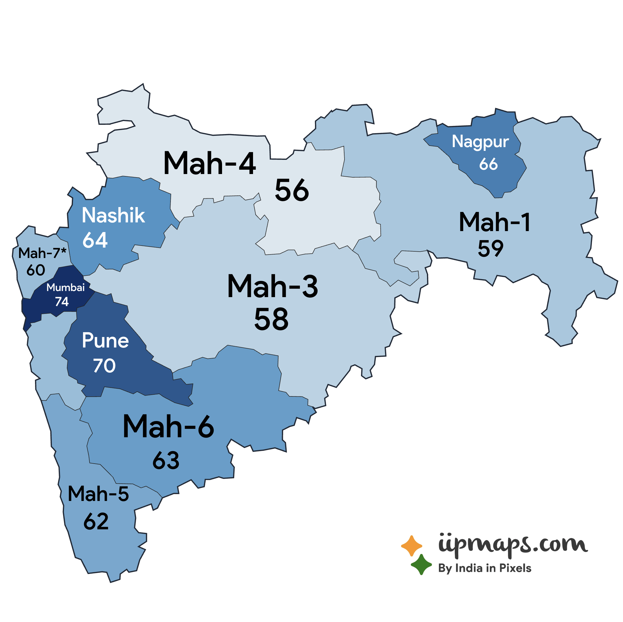 Interactive map visualization